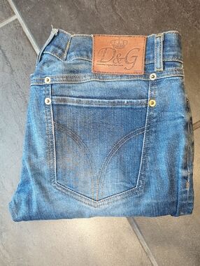 Y2K Dolce & Gabbana Low Rise Denim Jeans Size 31